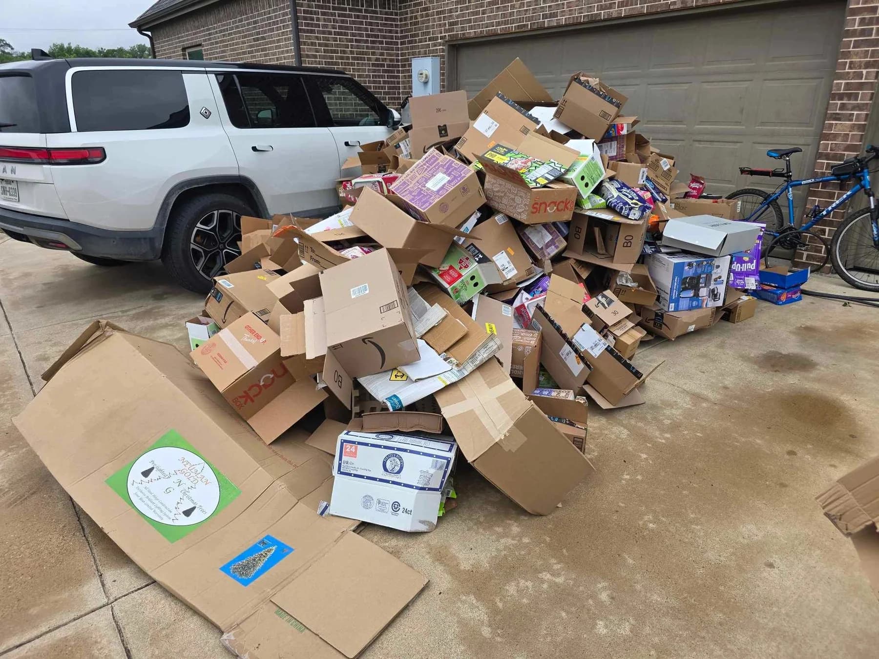 Original Bearcat cardboard removal project in Aledo